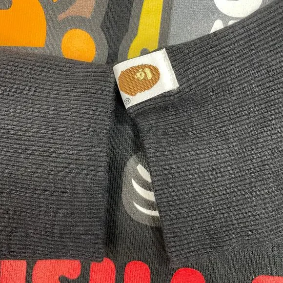 BAPE x Pusha T Baby Milo Pullover Hoodie Limited Edition Size L - Picture 6 of 9